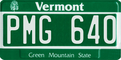 VT license plate PMG640