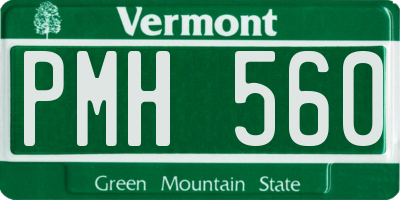 VT license plate PMH560