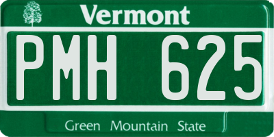 VT license plate PMH625