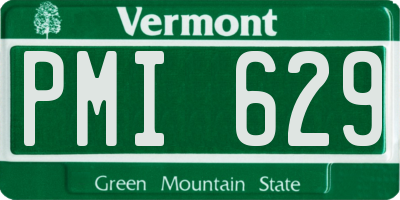 VT license plate PMI629