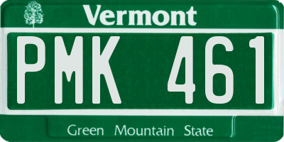 VT license plate PMK461