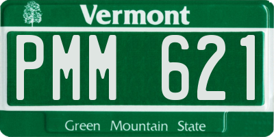 VT license plate PMM621