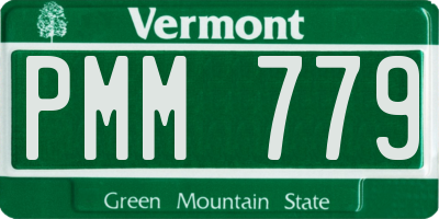 VT license plate PMM779