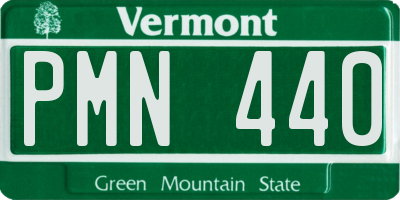 VT license plate PMN440
