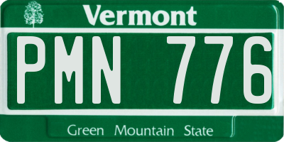 VT license plate PMN776