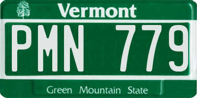VT license plate PMN779
