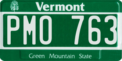 VT license plate PMO763