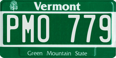 VT license plate PMO779