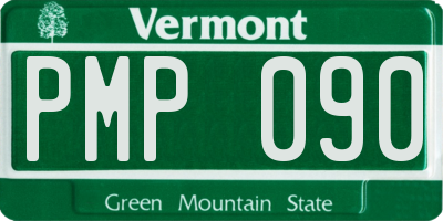 VT license plate PMP090