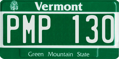 VT license plate PMP130