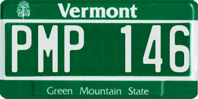 VT license plate PMP146