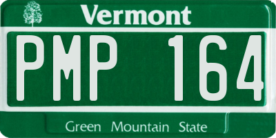 VT license plate PMP164
