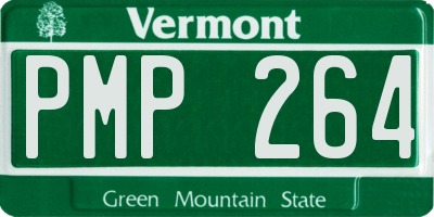 VT license plate PMP264