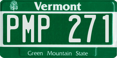 VT license plate PMP271