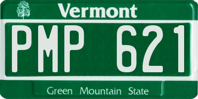 VT license plate PMP621