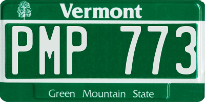 VT license plate PMP773