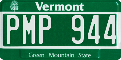 VT license plate PMP944