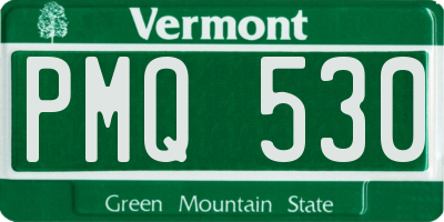 VT license plate PMQ530