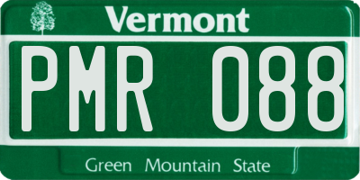 VT license plate PMR088