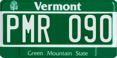 VT license plate PMR090