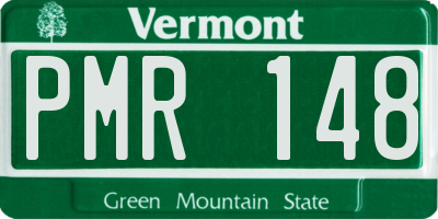 VT license plate PMR148