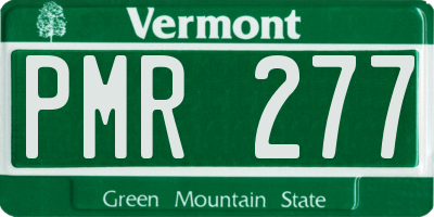 VT license plate PMR277