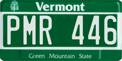 VT license plate PMR446