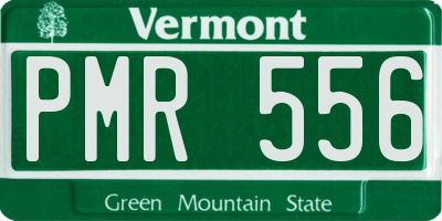 VT license plate PMR556