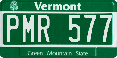 VT license plate PMR577