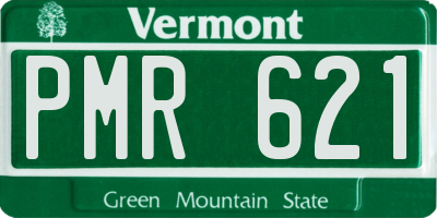 VT license plate PMR621