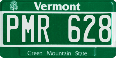VT license plate PMR628