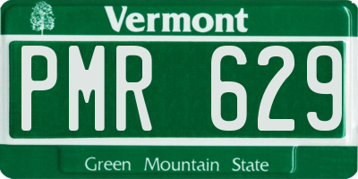 VT license plate PMR629