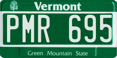 VT license plate PMR695