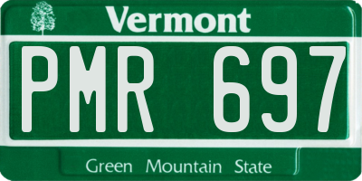 VT license plate PMR697