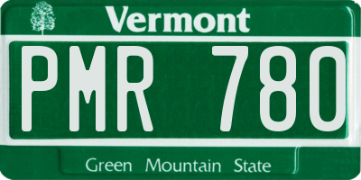 VT license plate PMR780