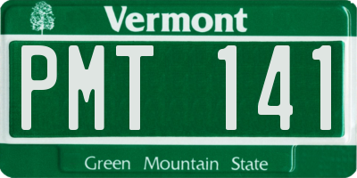 VT license plate PMT141