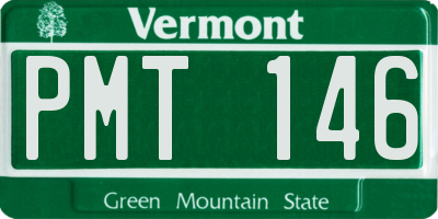 VT license plate PMT146