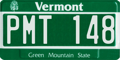 VT license plate PMT148