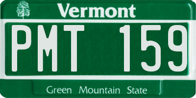 VT license plate PMT159