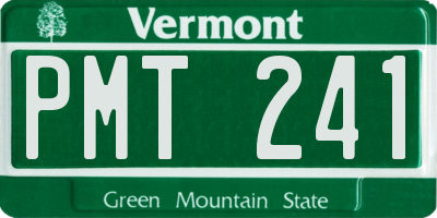 VT license plate PMT241