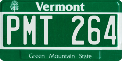 VT license plate PMT264