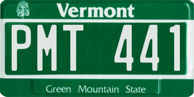 VT license plate PMT441