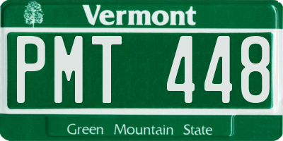 VT license plate PMT448