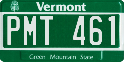 VT license plate PMT461
