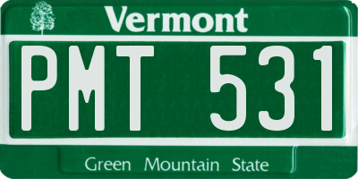 VT license plate PMT531