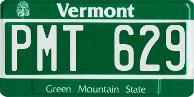 VT license plate PMT629