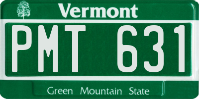 VT license plate PMT631