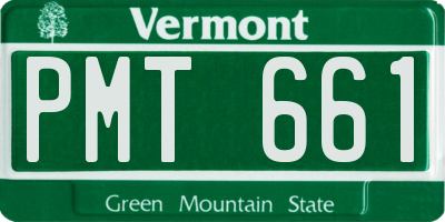 VT license plate PMT661