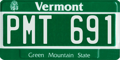 VT license plate PMT691