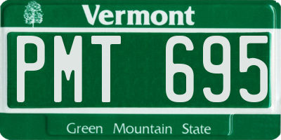 VT license plate PMT695